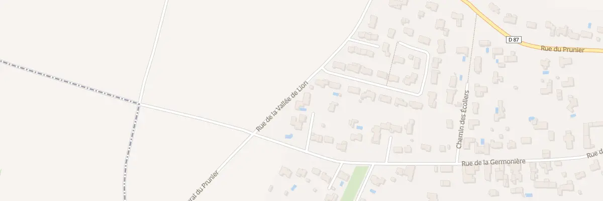 Plan du 2 Rue de la Vallée de Lion à Montamisé