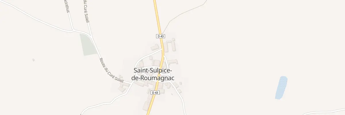 Plan du 6 Rue de la Croix à Saint-Sulpice-de-Roumagnac