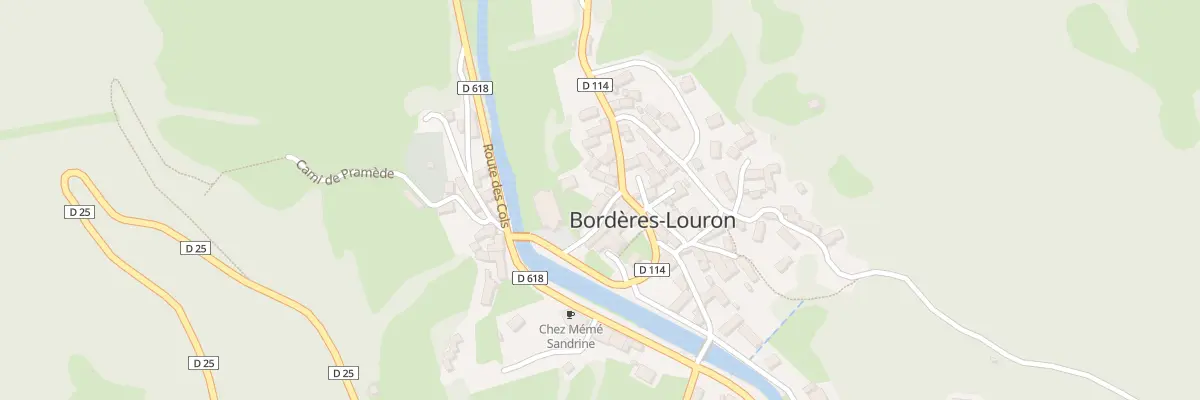 Plan du 25 Le Village à Bordères-Louron
