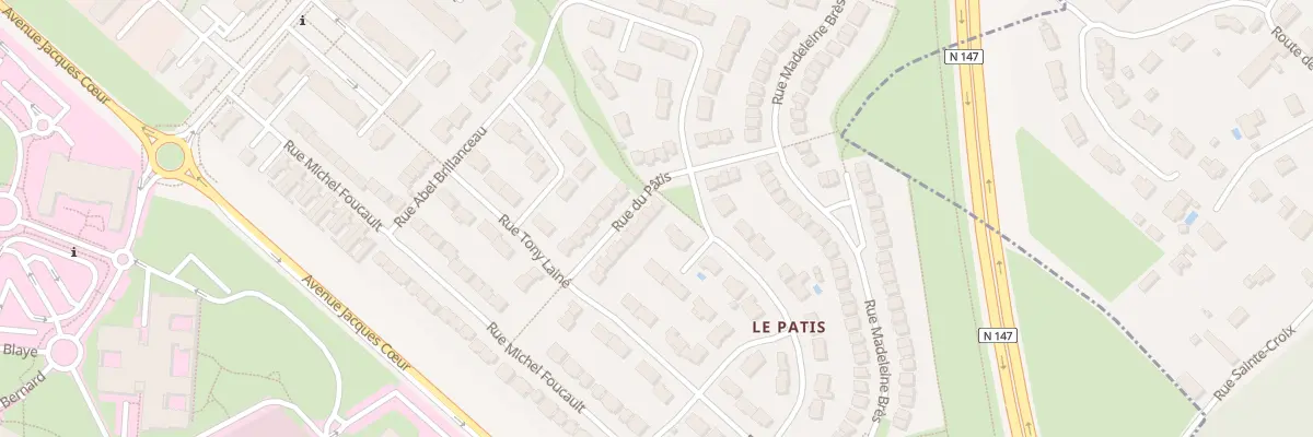 Plan du 19 Rue du Patis à Poitiers