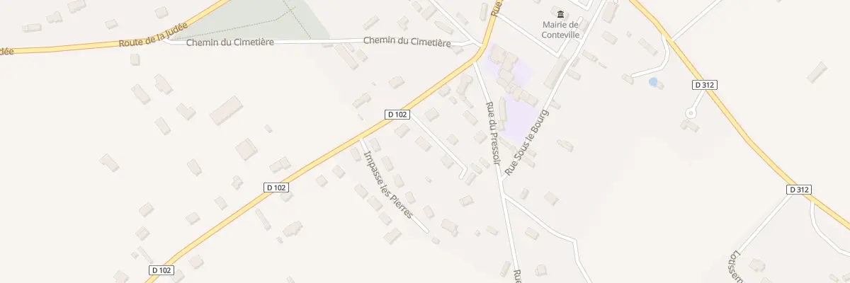 Plan du 97 Rue de la Forge à Conteville