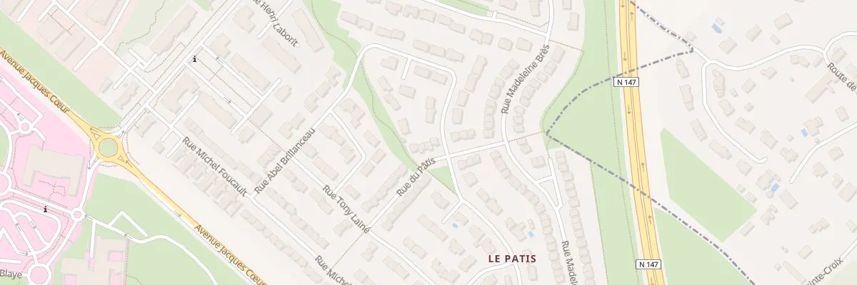 Plan du 26 Rue du Patis à Poitiers