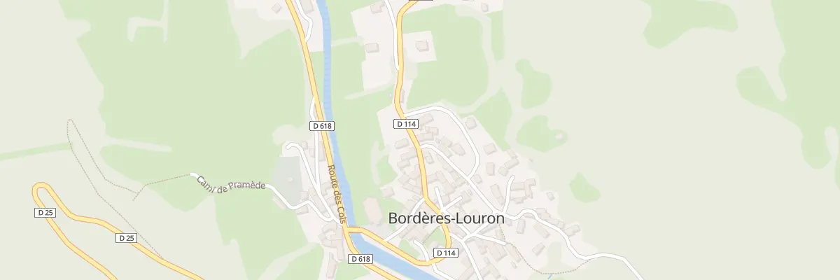 Plan du 35 Le Village à Bordères-Louron