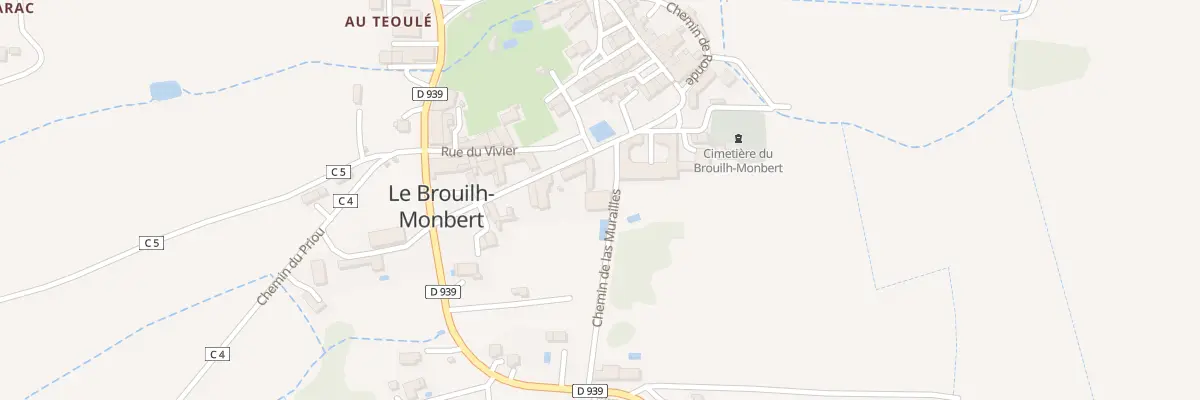 Plan du 10B Rue Louis Mauroux au Brouilh-Monbert
