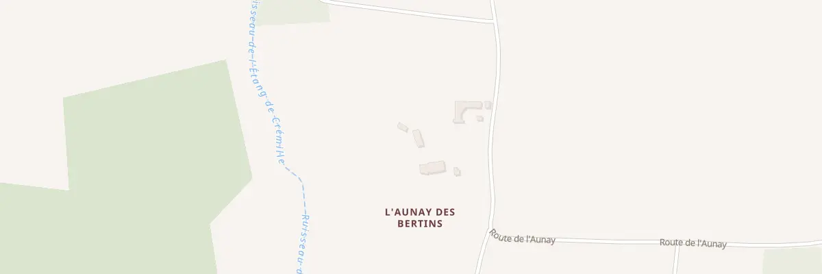 Plan du 223 L’Aunay des Bertins à Mazières-de-Touraine