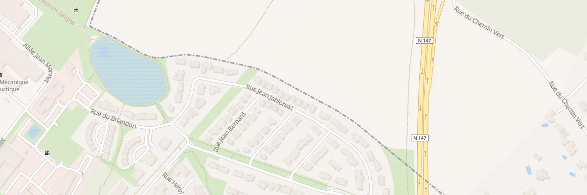 Plan du 25 Rue Jean Jablonski à Poitiers