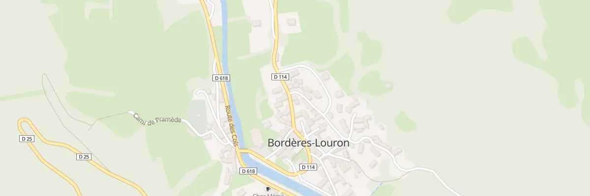 Plan du 38 Le Village à Bordères-Louron