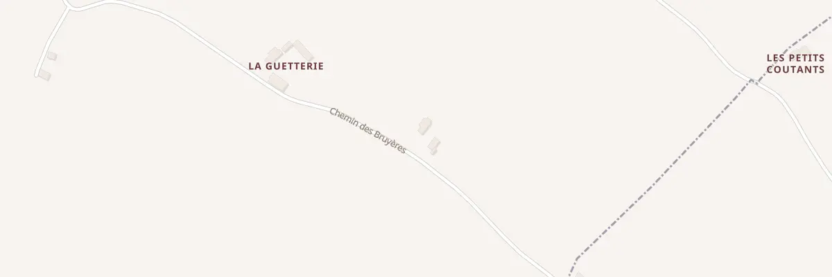 Plan du 44 Les Bruyeres à Montgaudry