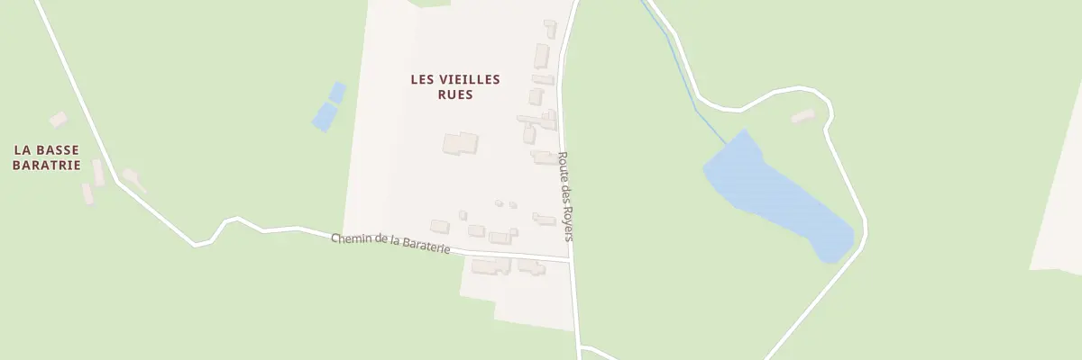 Plan du 320 Rte des Royers à Souvigné