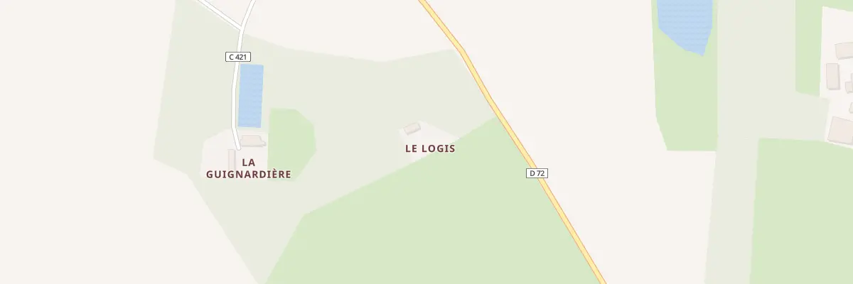 Plan du 99 Le Logis à Saint-Aubin-le-Dépeint