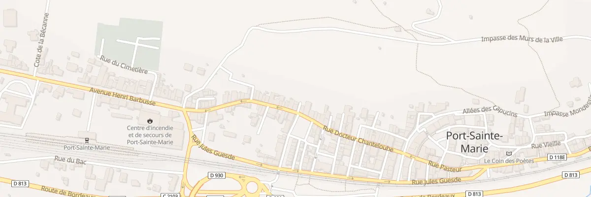 Plan du 41 Rue Docteur Chanteloube à Port-Sainte-Marie