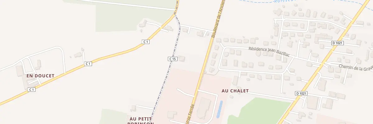 Plan du 4 Chem de Saint-Martin à Mirande