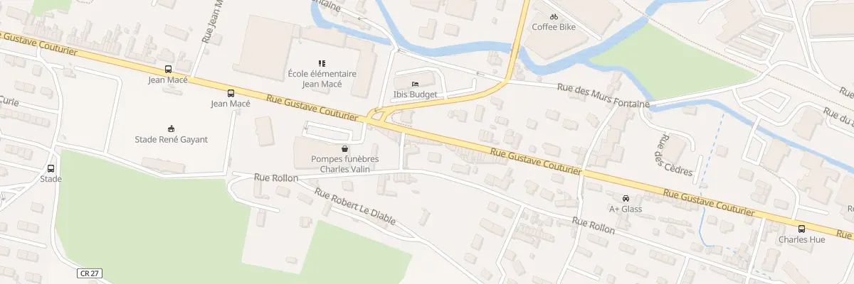 Plan du 94 Rue Gustave Couturier à Fécamp