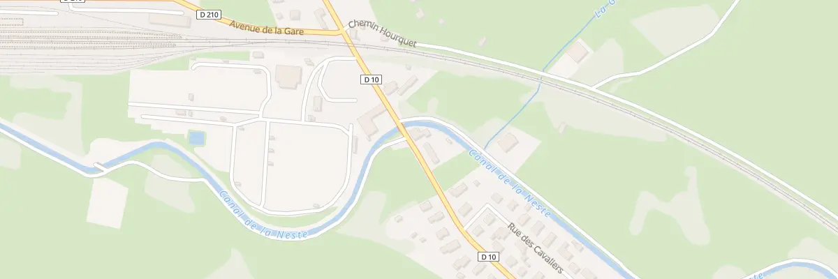 Plan du 117 Rue de l’Hippodrome à Lannemezan