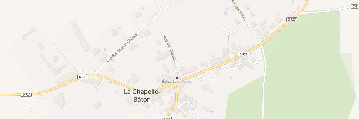 Plan du 1 Rue Saint Jacques à La Chapelle-Bâton