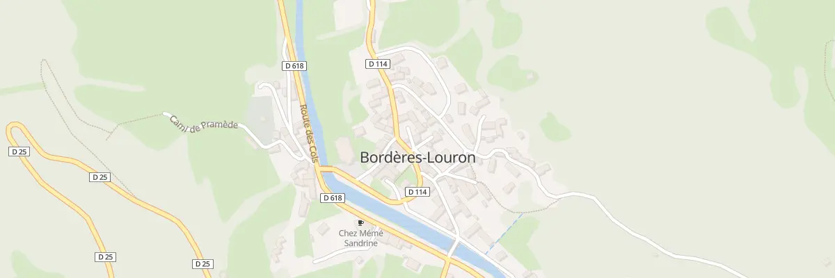 Plan du 2 Rue du Trépadé à Bordères-Louron