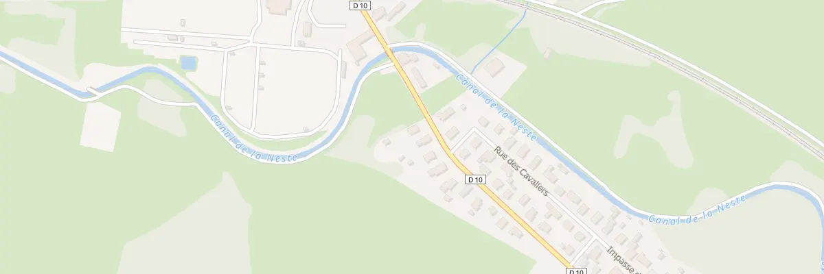 Plan du 204 Rue de l’Hippodrome à Lannemezan