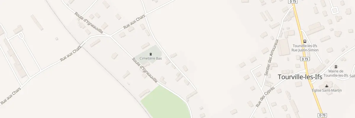 Plan du 10 Pte de Pierre Cimetiere Bas à Tourville-les-Ifs