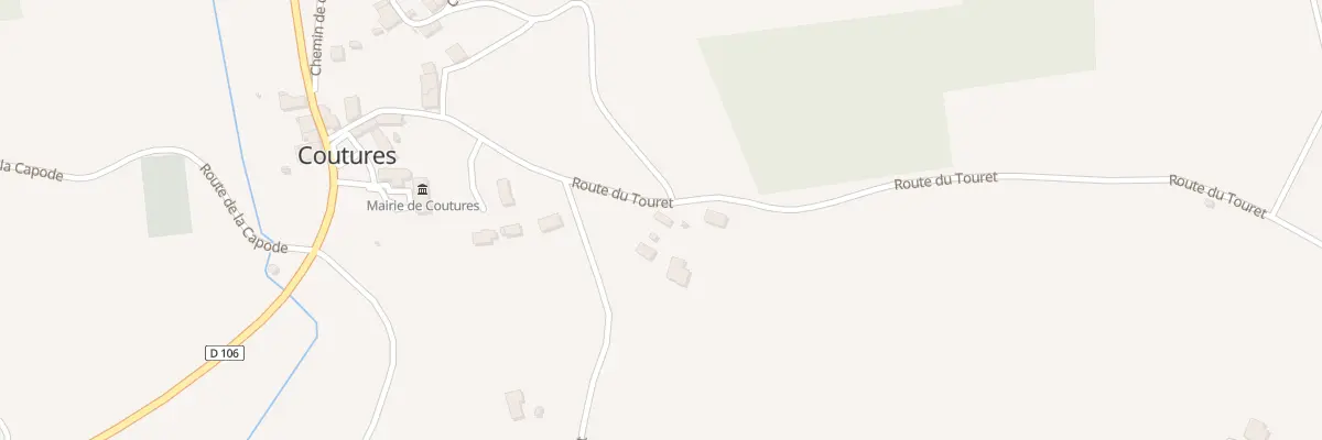 Plan du 51 Le Bourg à Coutures