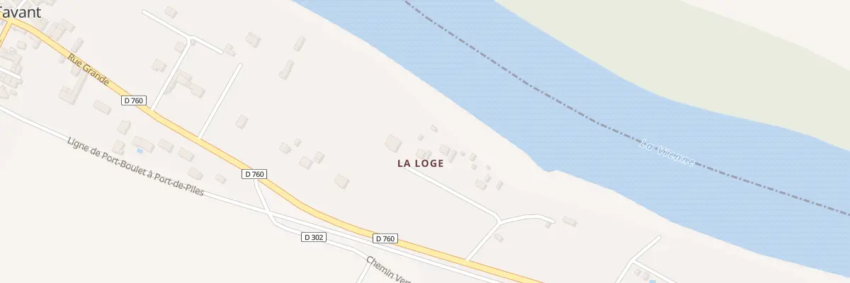 Plan du 140 La Loge à Tavant