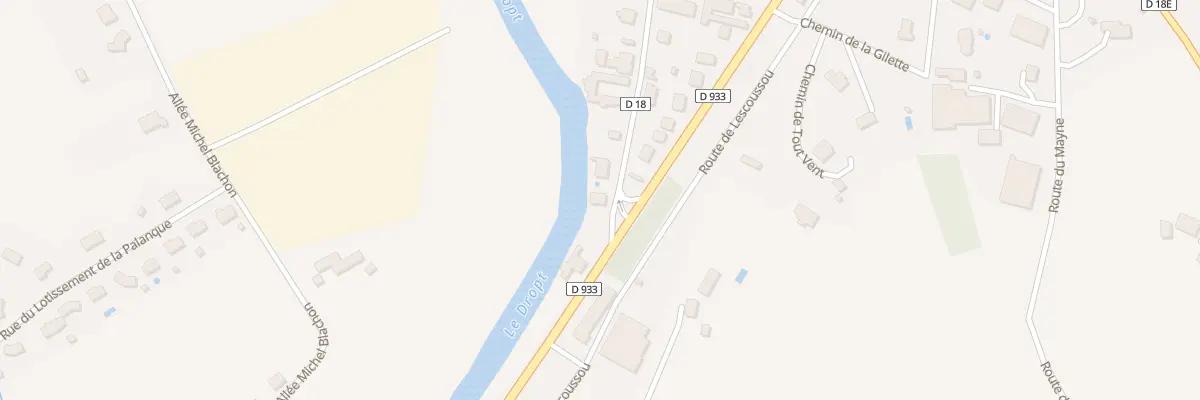 Plan du 30 Av de Guyenne à Eymet