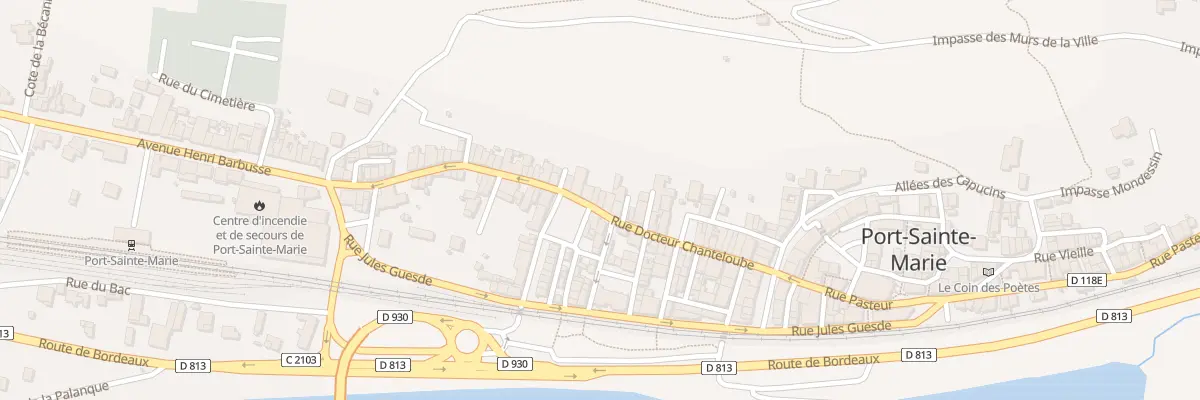 Plan du 31 Rue Docteur Chanteloube à Port-Sainte-Marie