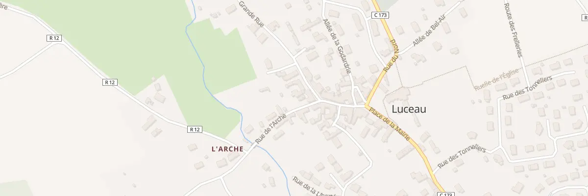 Plan du 21 Gr Grande Rue à Luceau