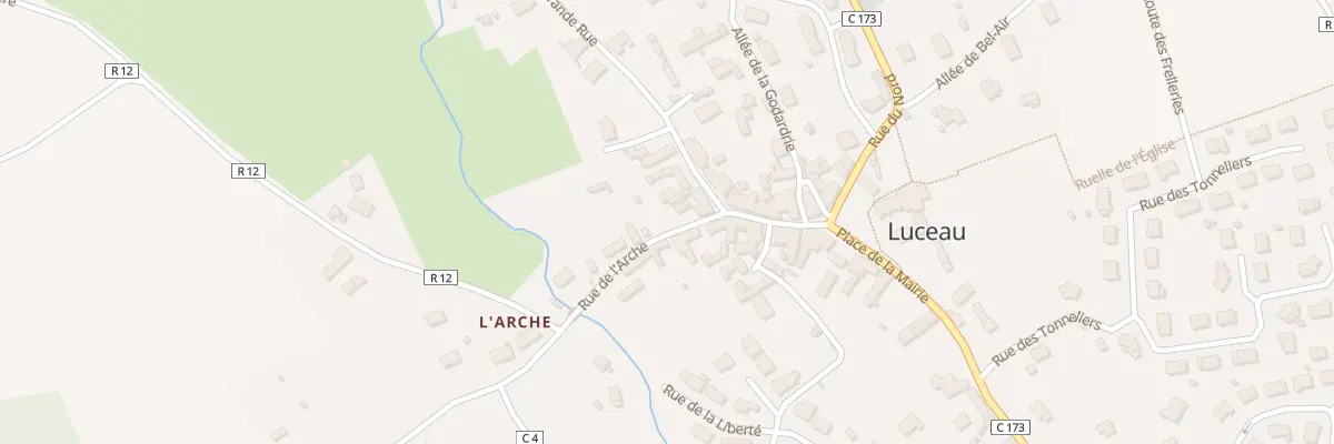 Plan du 17 Gr Grande Rue à Luceau