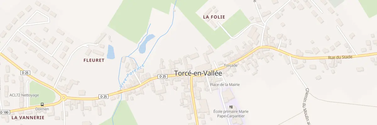 Plan du 6 Pl de l’Eglise à Torcé-en-Vallée