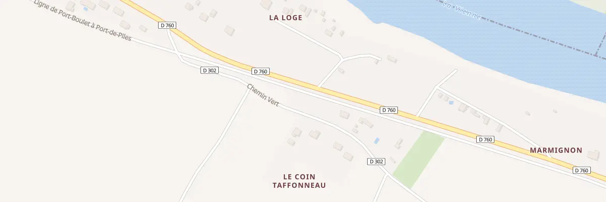Plan du 6 Le Coin Taffonneau à Tavant