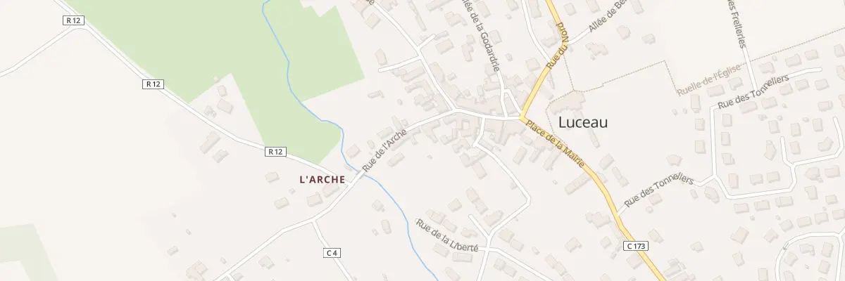 Plan du 5 Rue de l’Arche à Luceau