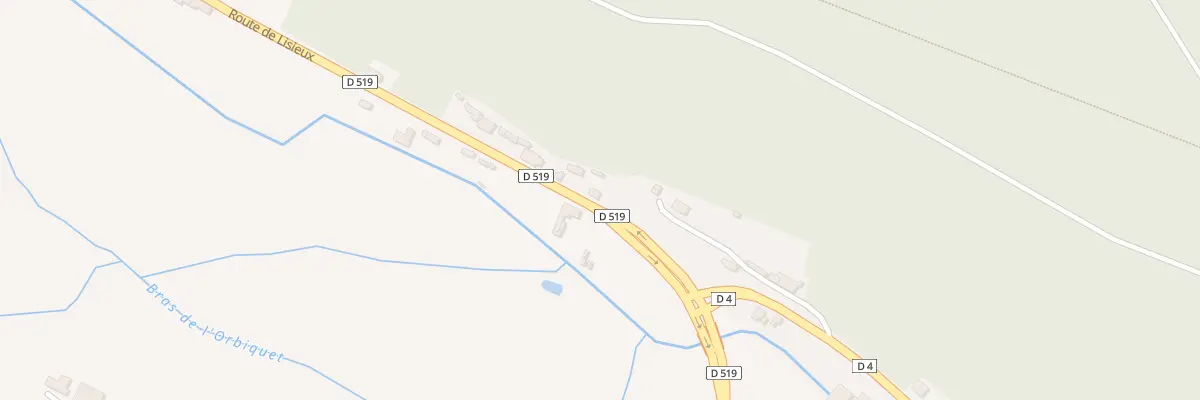 Plan du 2634 Rte de Lisieux à Orbec