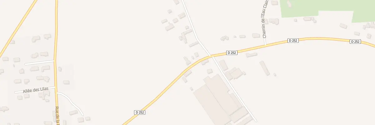 Plan du 200 Gr Grand Rue à Houquetot