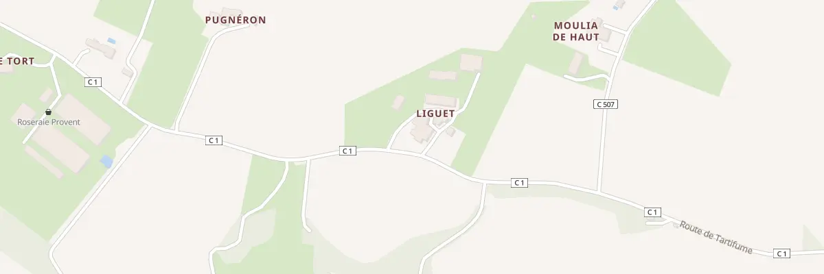 Plan du 5000F Liguet à Fieux