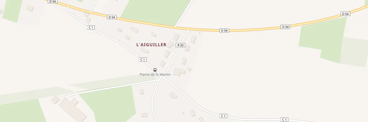 Plan du 9957 La Pierre de Saint Martin à Brèches