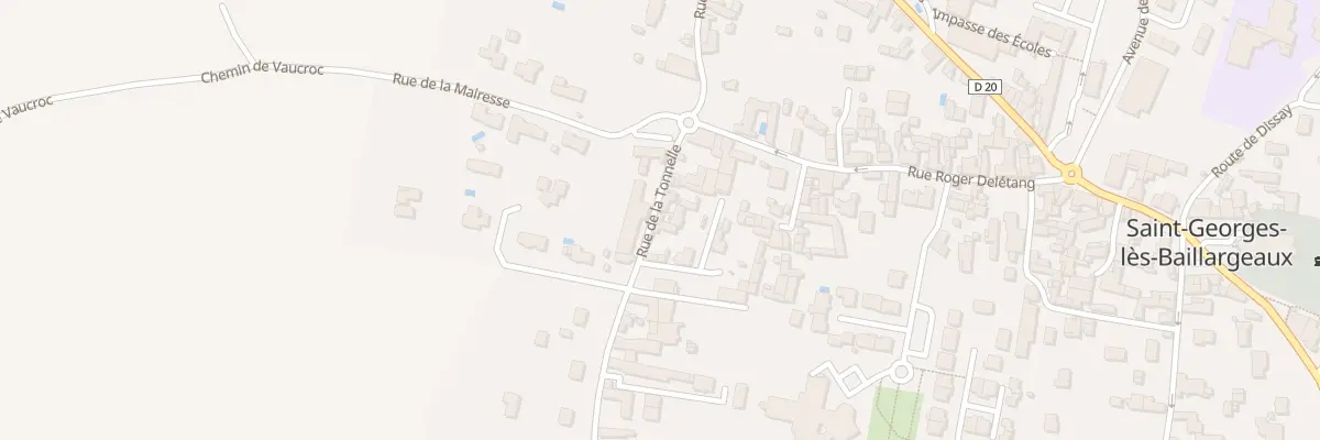 Plan du 8 Rue de la Tonnelle à Saint-Georges-lès-Baillargeaux