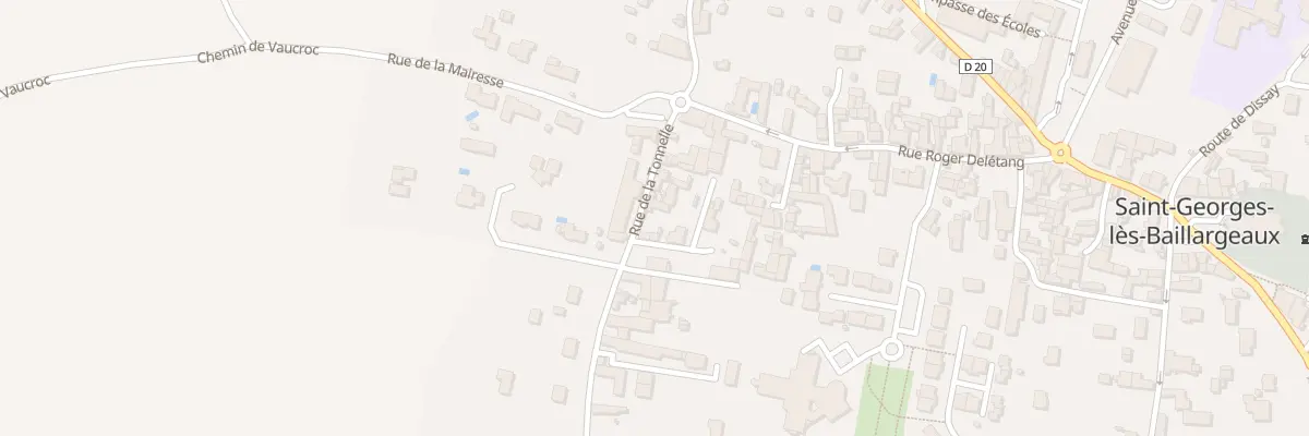 Plan du 10A Rue de la Tonnelle à Saint-Georges-lès-Baillargeaux