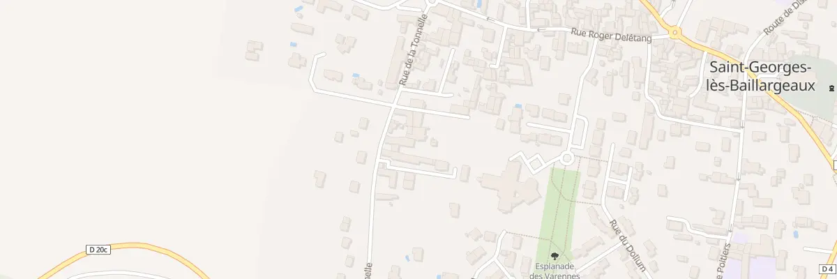 Plan du 18 Rue de la Tonnelle à Saint-Georges-lès-Baillargeaux