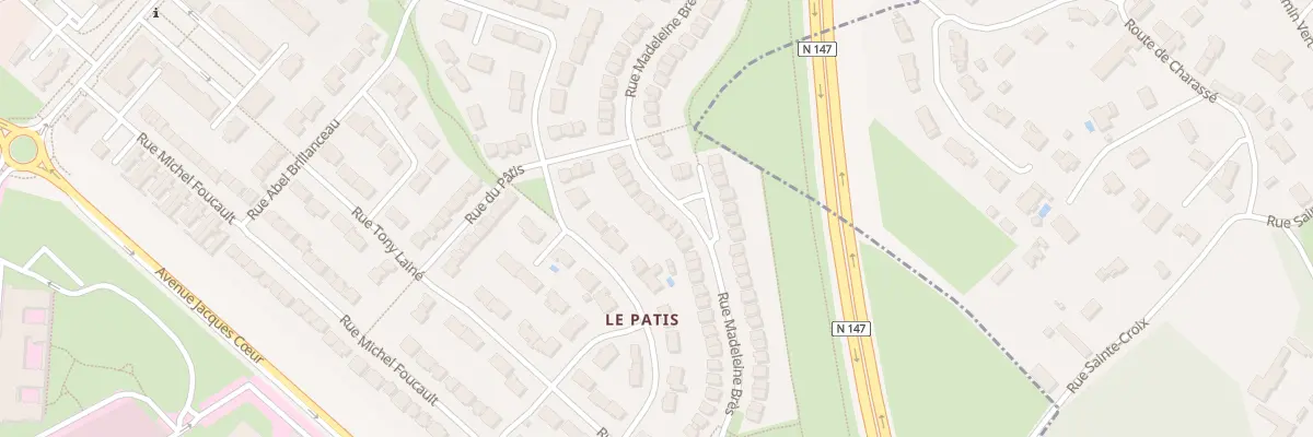 Plan du 35 Rue Madeleine Bres à Poitiers