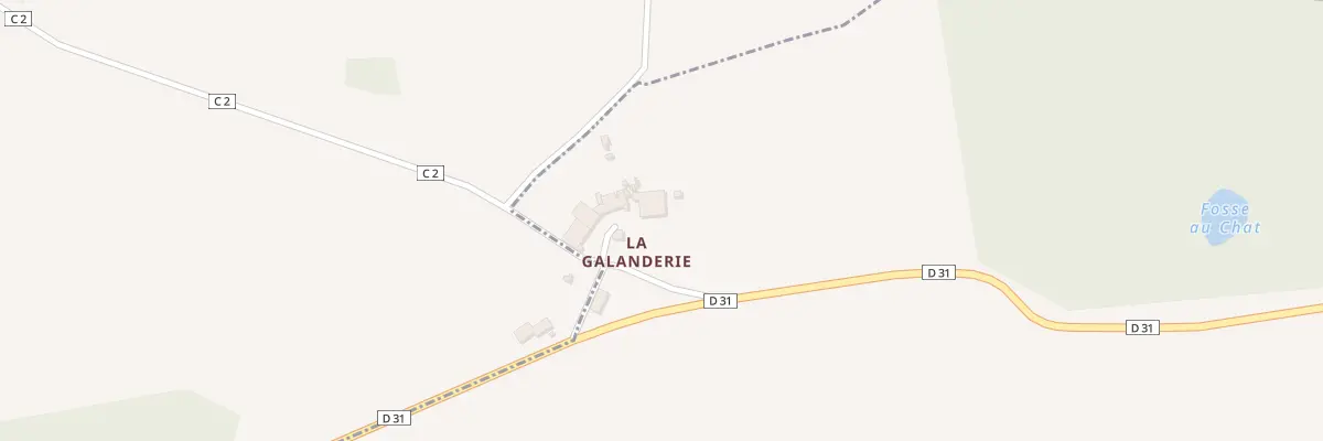 Plan du 5050 La Galanderie à Gizay