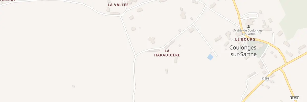 Plan du 20 La Haraudière à Coulonges-sur-Sarthe