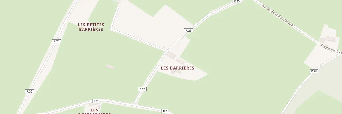 Plan du 295 Rte des Barrières à Pruillé-l’Éguillé