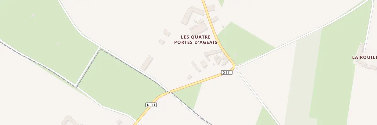 Plan du 30A Les Quatre Portes d’Ageais à Courcoué
