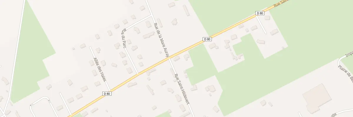 Plan du 14 Rue Saint Hildevert à Parc-d’Anxtot