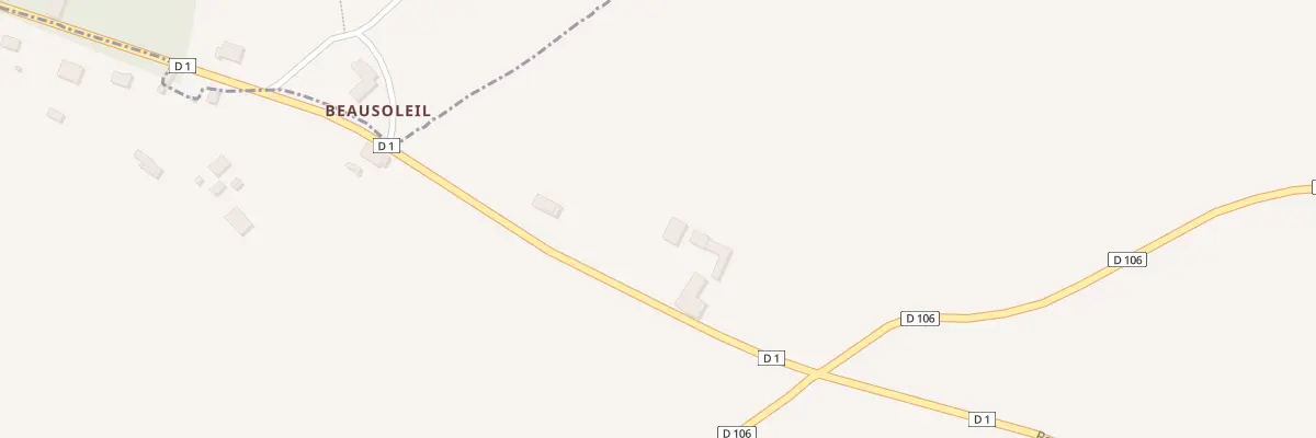 Plan du 23 La Combe de Flayac à Coutures