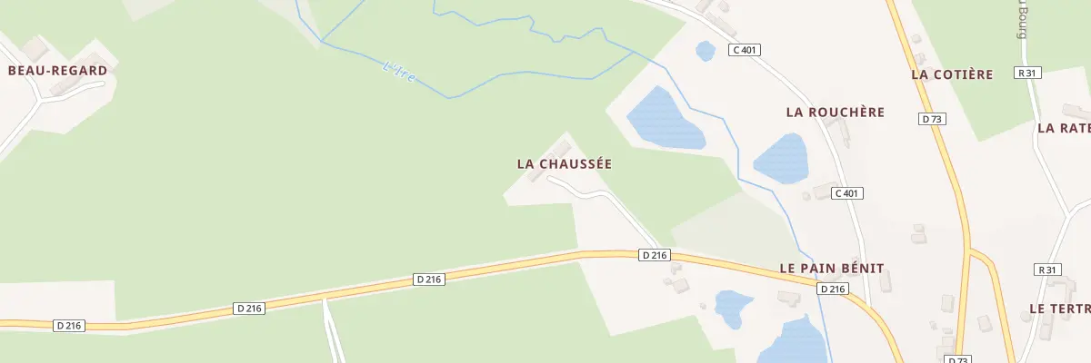 Plan du 5077 La Chaussee à Saint-Vincent-du-Lorouër