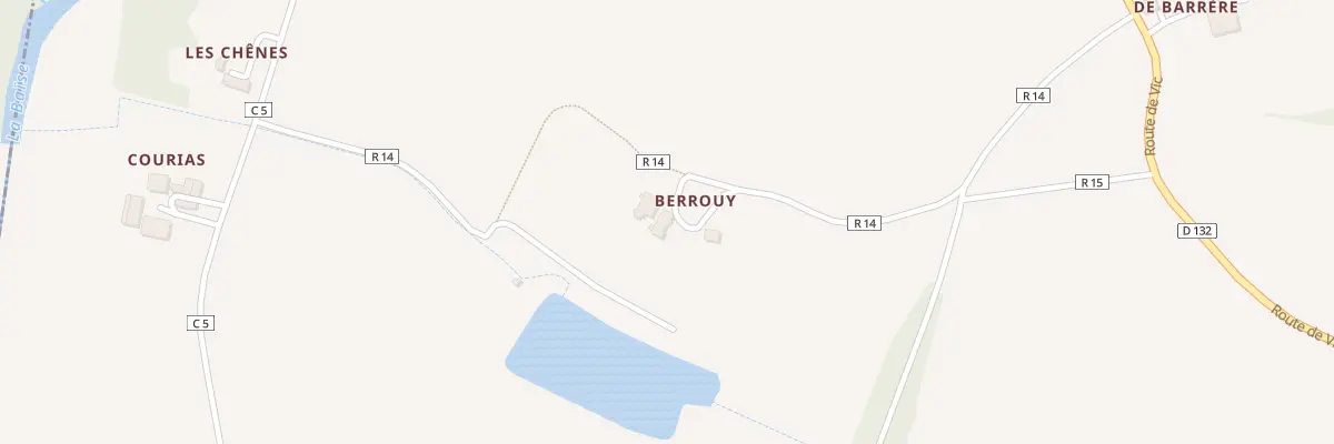 Plan du 439 Chem de Berrouy à Bonas