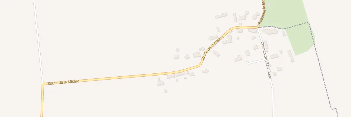 Plan du 47 Rte de la Misère à Houquetot