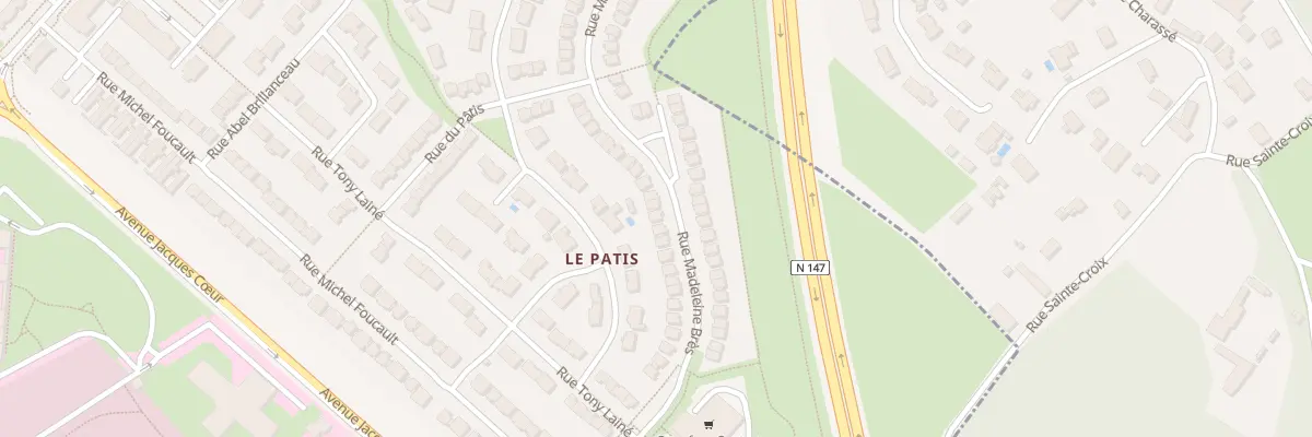 Plan du 47 Rue Madeleine Bres à Poitiers