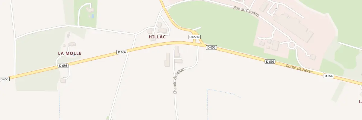 Plan du 116 Che de Hillac à Calignac
